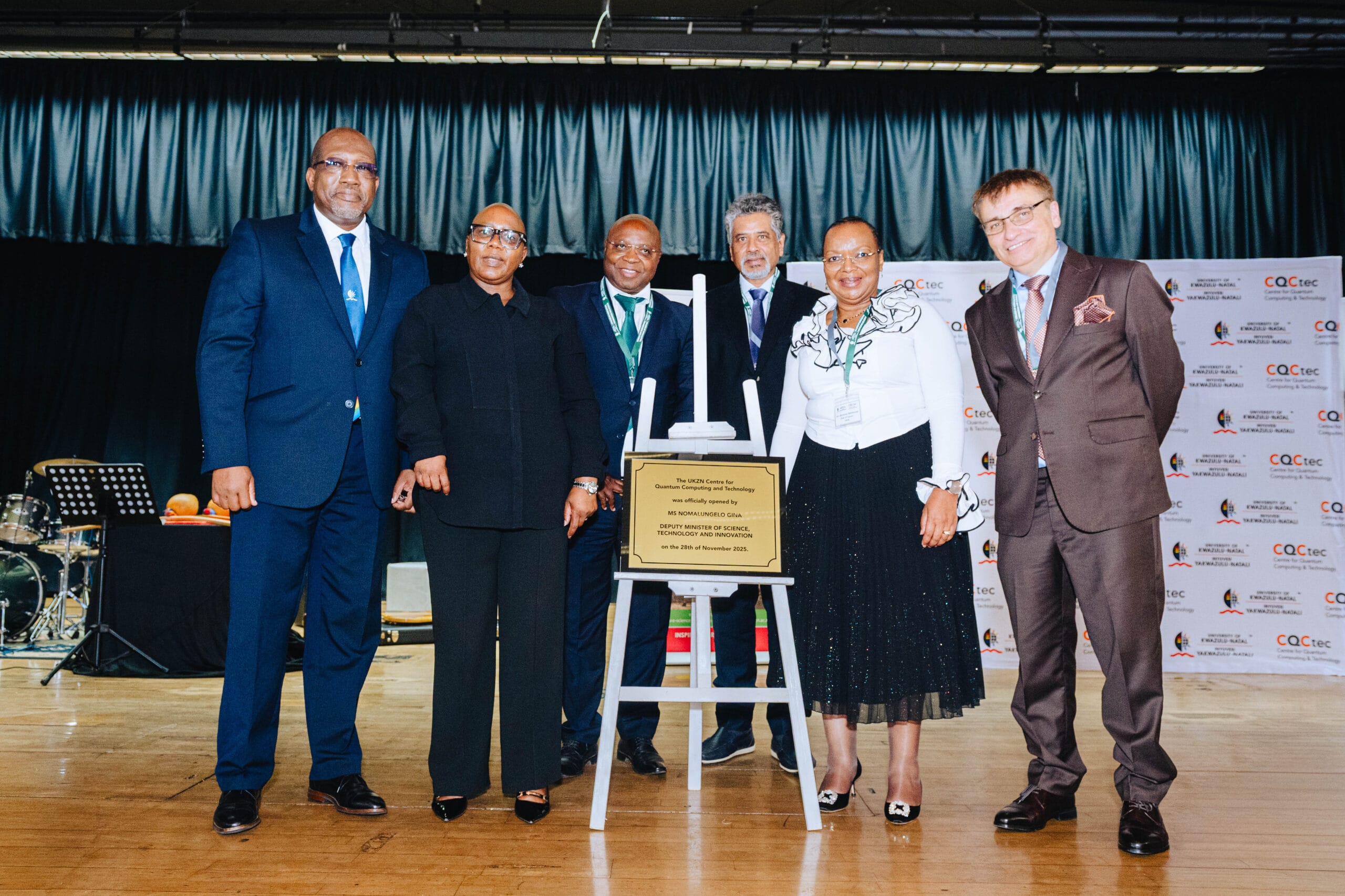 Plaque Unveiled with Dignitaries
